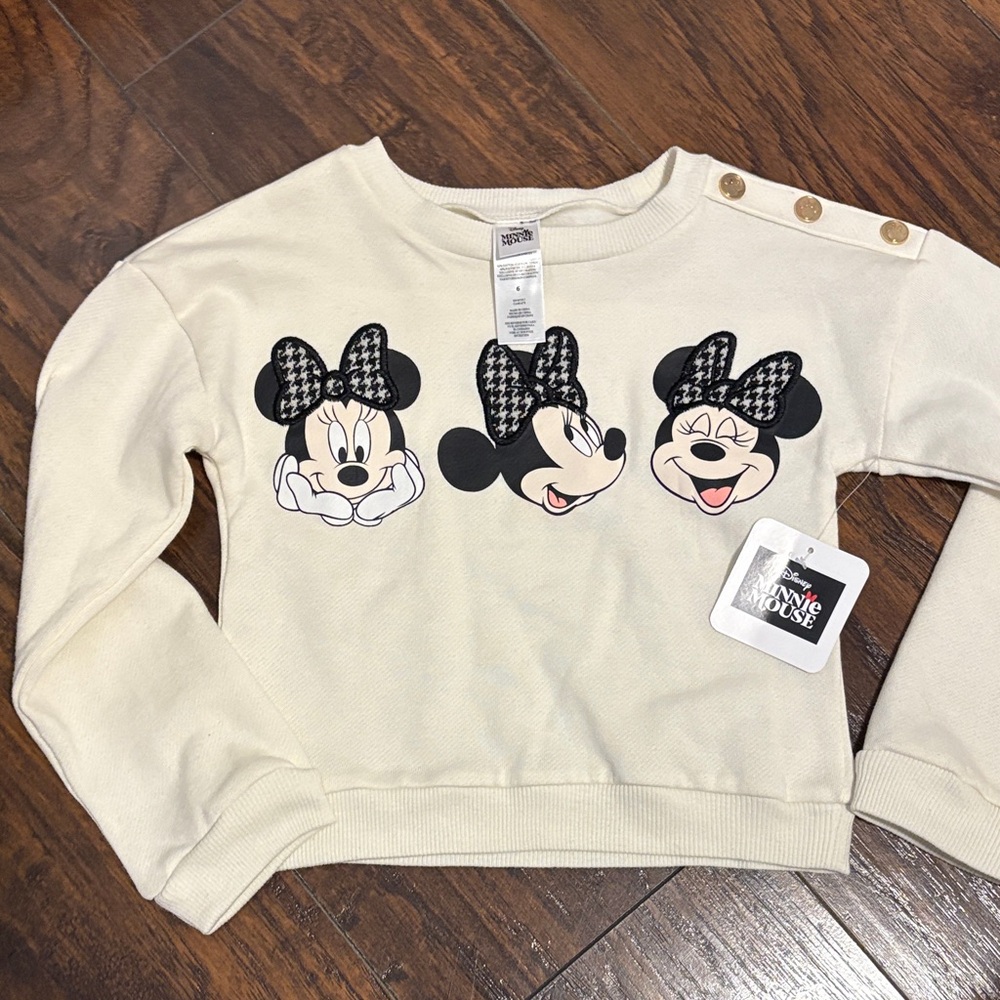 Disney Minnie Mouse Sweater and Skirt Set Size 6 - BRAND NEW - Picture 4 of 5